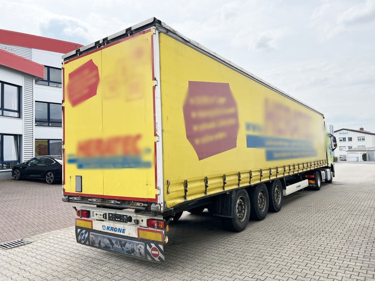 Curtainsider semi-trailer Krone SDP 27 SDP 27 , Edscha-Verdeck: picture 8