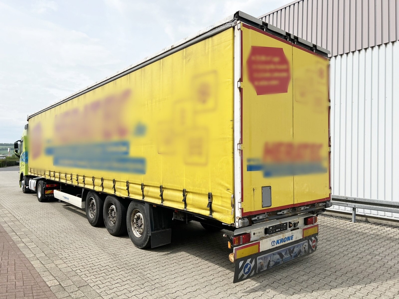 Curtainsider semi-trailer Krone SDP 27 SDP 27 , Edscha-Verdeck: picture 9