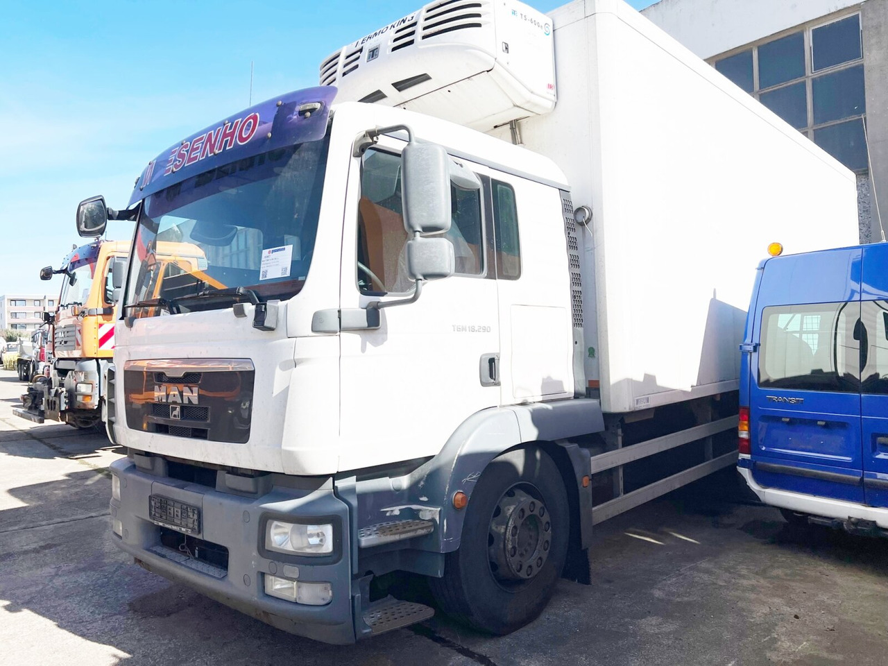 Refrigerator truck MAN TGM 18.290 4X2 LL TGM 18.290 4X2 LL, Tiefkühlkoffer, Thermoking, unterfaltbare MBB LBW: picture 8