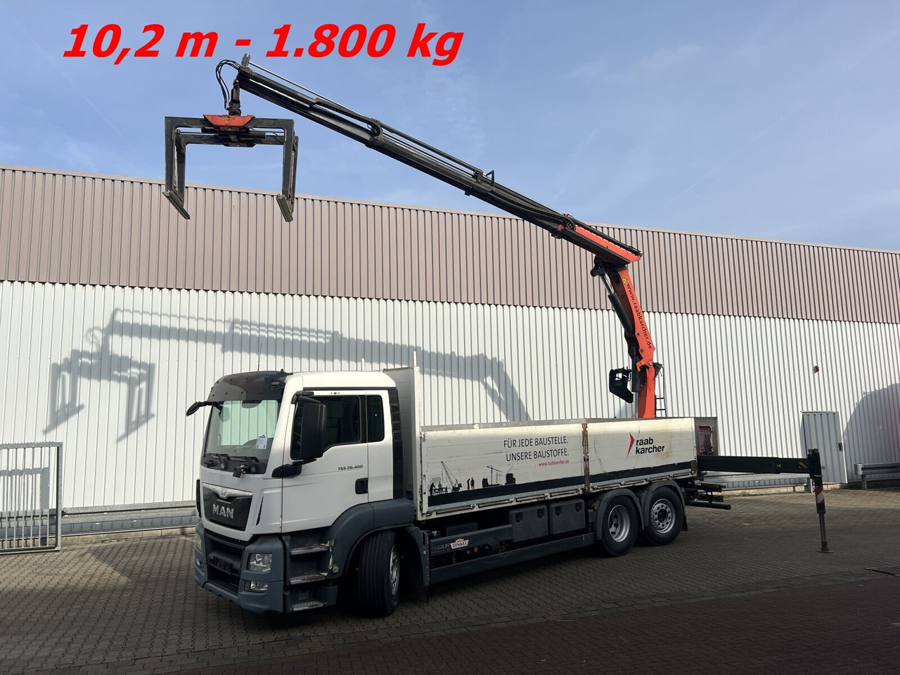 MAN TGS 26.400 6x2-4 LL TGS 26.400 6x2-4 LL, Navi, Lenk-/Liftachse, Heckkran Palfinger PK20001-K B, Funk - Crane truck, Dropside/ Flatbed truck: picture 1 MAN TGS 26.400 6x2-4 LL TGS 26.400 6x2-4 LL, Navi, Lenk-/Liftachse, Heckkran Palfinger PK20001-K B, Funk - Crane truck, Dropside/ Flatbed truck: picture 1
