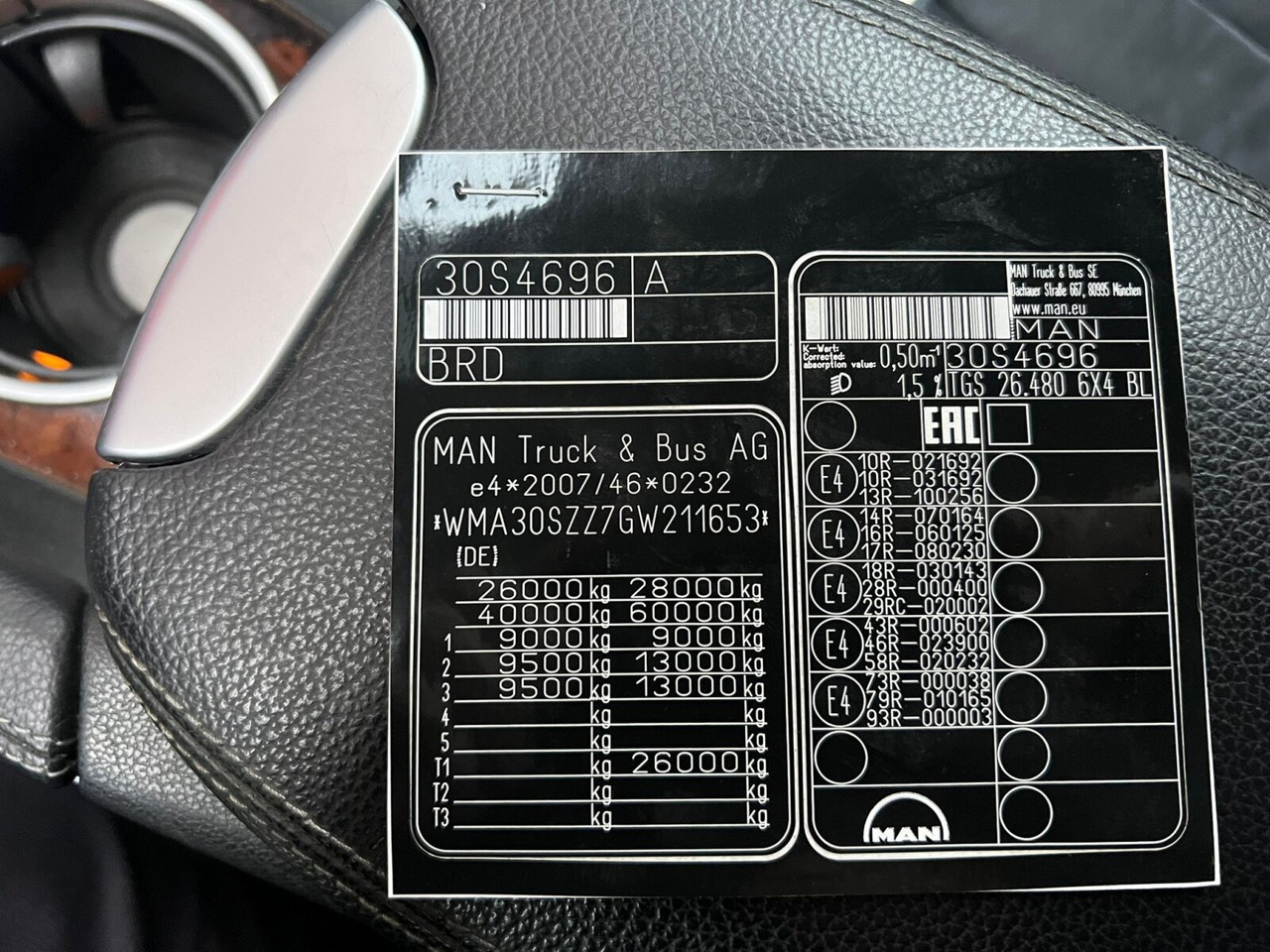 MAN TGS 26.480 6x4/45 BL TGS 26.480 6x4/45 BL, Klima, Intarder, Hyva 20.60 S bis 7 m Container, - Hook lift truck: picture 2 MAN TGS 26.480 6x4/45 BL TGS 26.480 6x4/45 BL, Klima, Intarder, Hyva 20.60 S bis 7 m Container, - Hook lift truck: picture 2