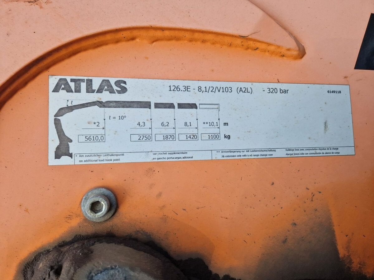 MAN TGS 28.440 BL/6x2/4/45 TGS 28.440 BL/6x2/4, Atlas Kran VDL Abrollanlage, Funk, Lenk-Liftachse, - Hook lift truck, Crane truck: picture 3 MAN TGS 28.440 BL/6x2/4/45 TGS 28.440 BL/6x2/4, Atlas Kran VDL Abrollanlage, Funk, Lenk-Liftachse, - Hook lift truck, Crane truck: picture 3
