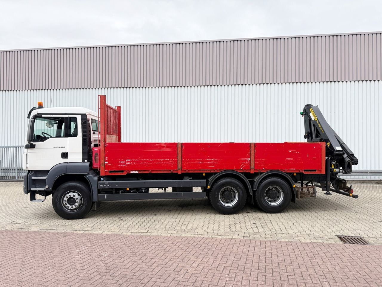Crane truck, Dropside/ Flatbed truck MAN TGS 33.400 6x4 BB TGS 33.400 6x4 BB, Navi, Heckkran PK18002-EH C, Funk: picture 15
