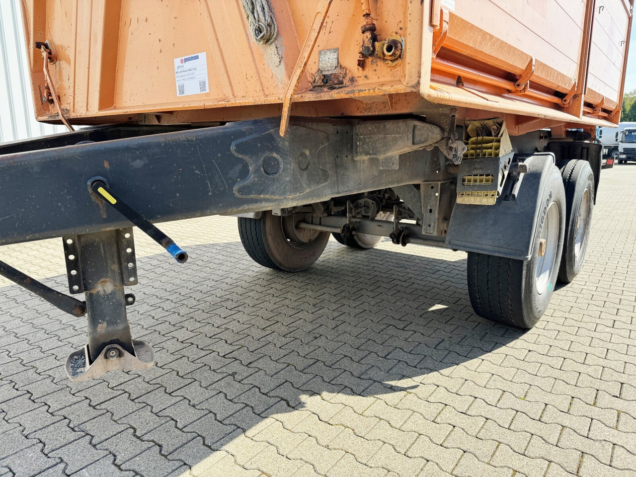 Tipper trailer Meiller Meiller MZDA 18/2 Meiller MZDA 18/2, geteilte Alu-Bordwände, ca. 11m³: picture 10