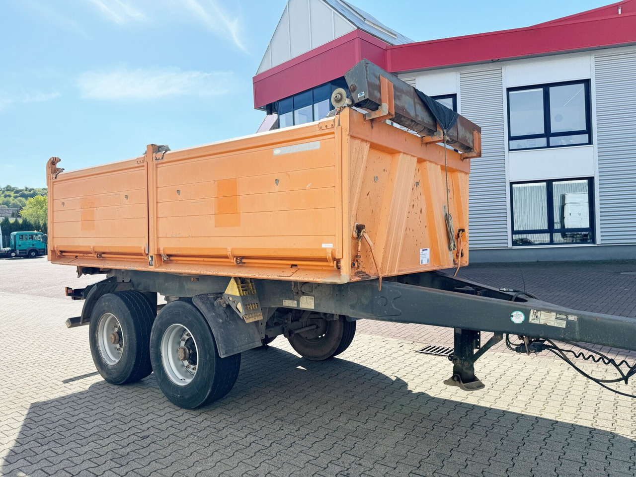 Tipper trailer Meiller Meiller MZDA 18/2 Meiller MZDA 18/2, geteilte Alu-Bordwände, ca. 11m³: picture 8