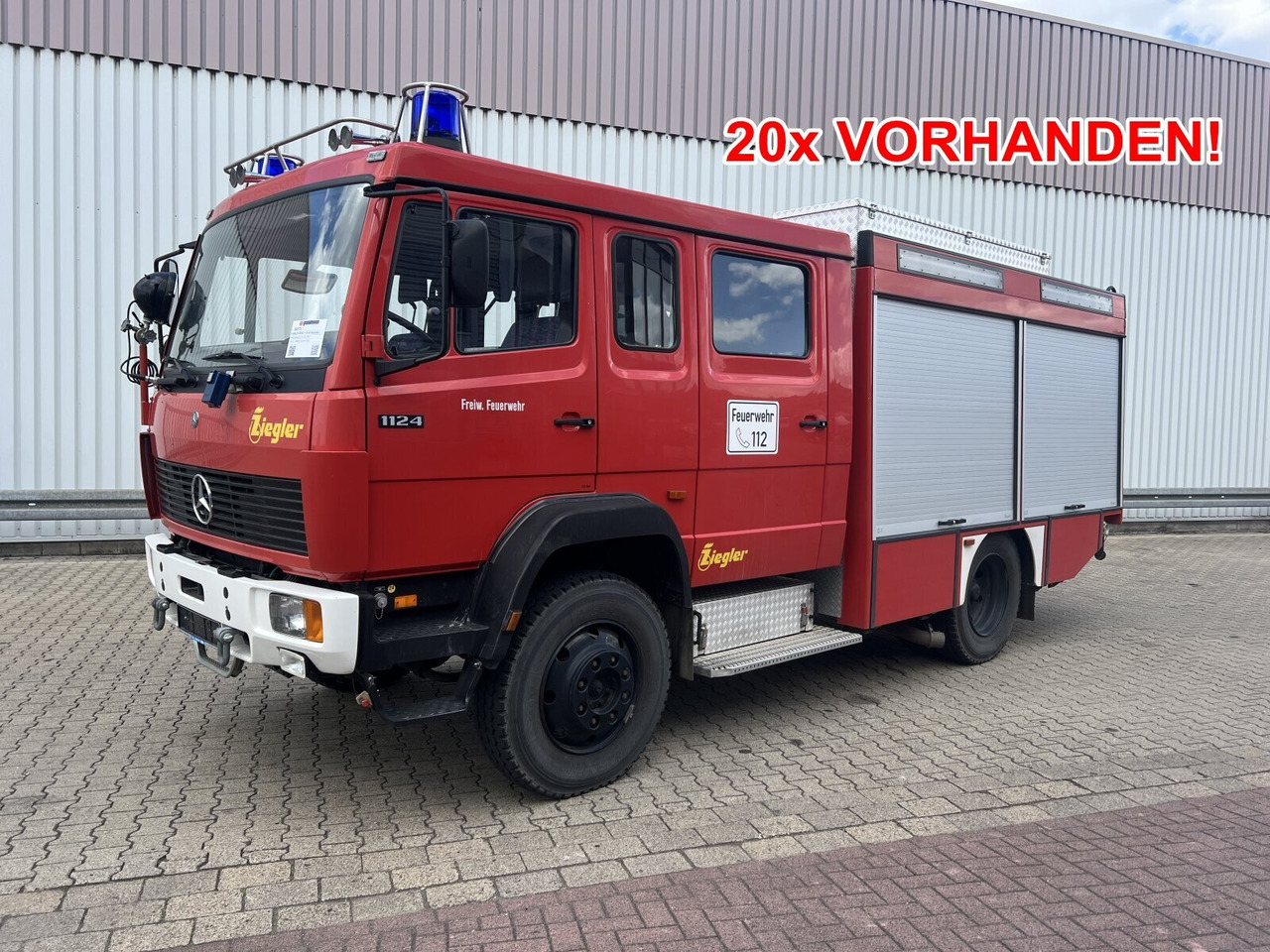 Mercedes-Benz 1124 AF 4x4 Doka 1124 AF 4x4 Doka, TLF 16/25, 2800l - Ambulance: picture 1 Mercedes-Benz 1124 AF 4x4 Doka 1124 AF 4x4 Doka, TLF 16/25, 2800l - Ambulance: picture 1