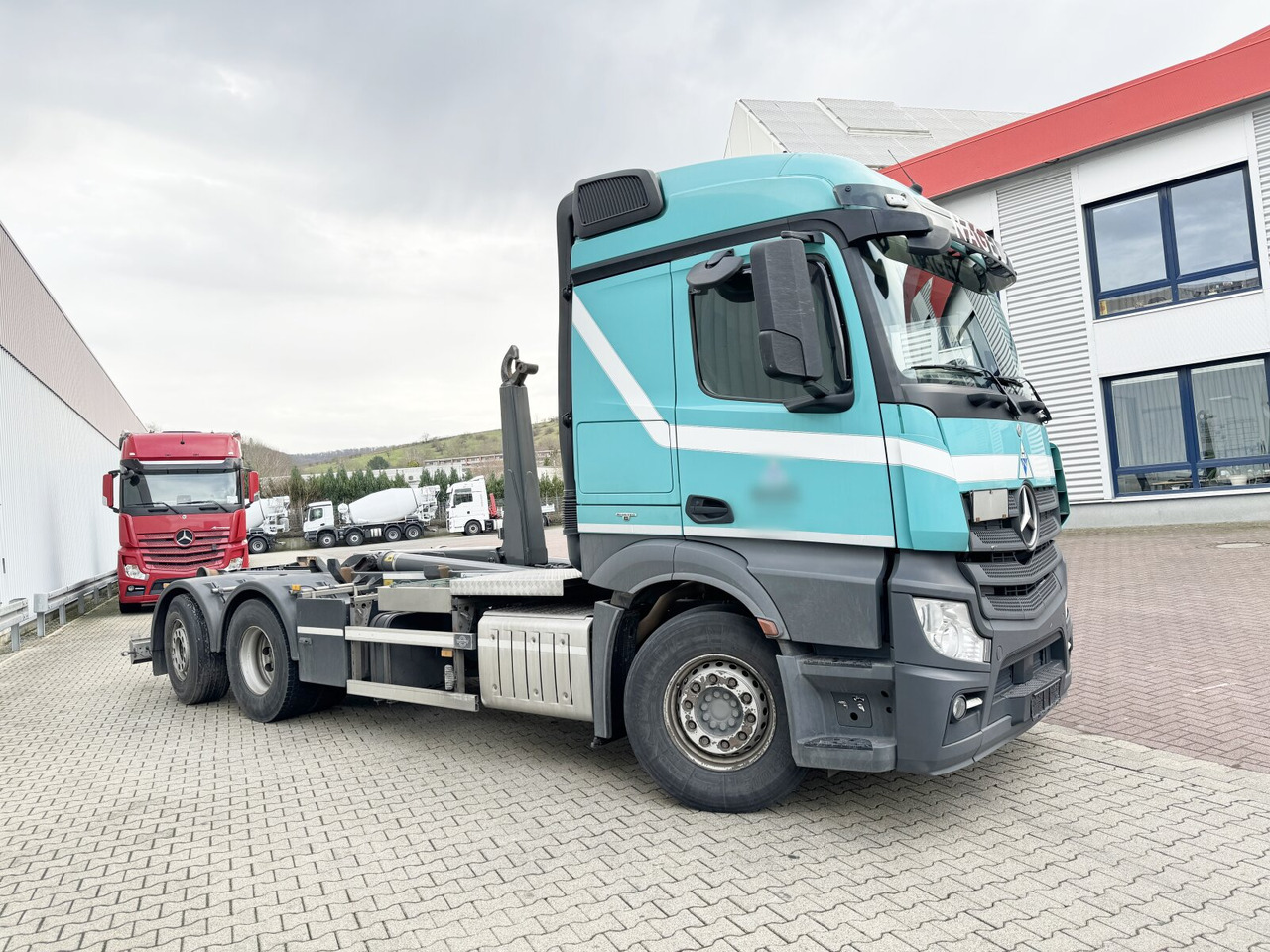 Hook lift truck Mercedes-Benz Actros 2545 L 6x2 Actros 2545 L 6x2/46, Retarder, Lenk-/Liftachse, StreamSpace, Navi: picture 9