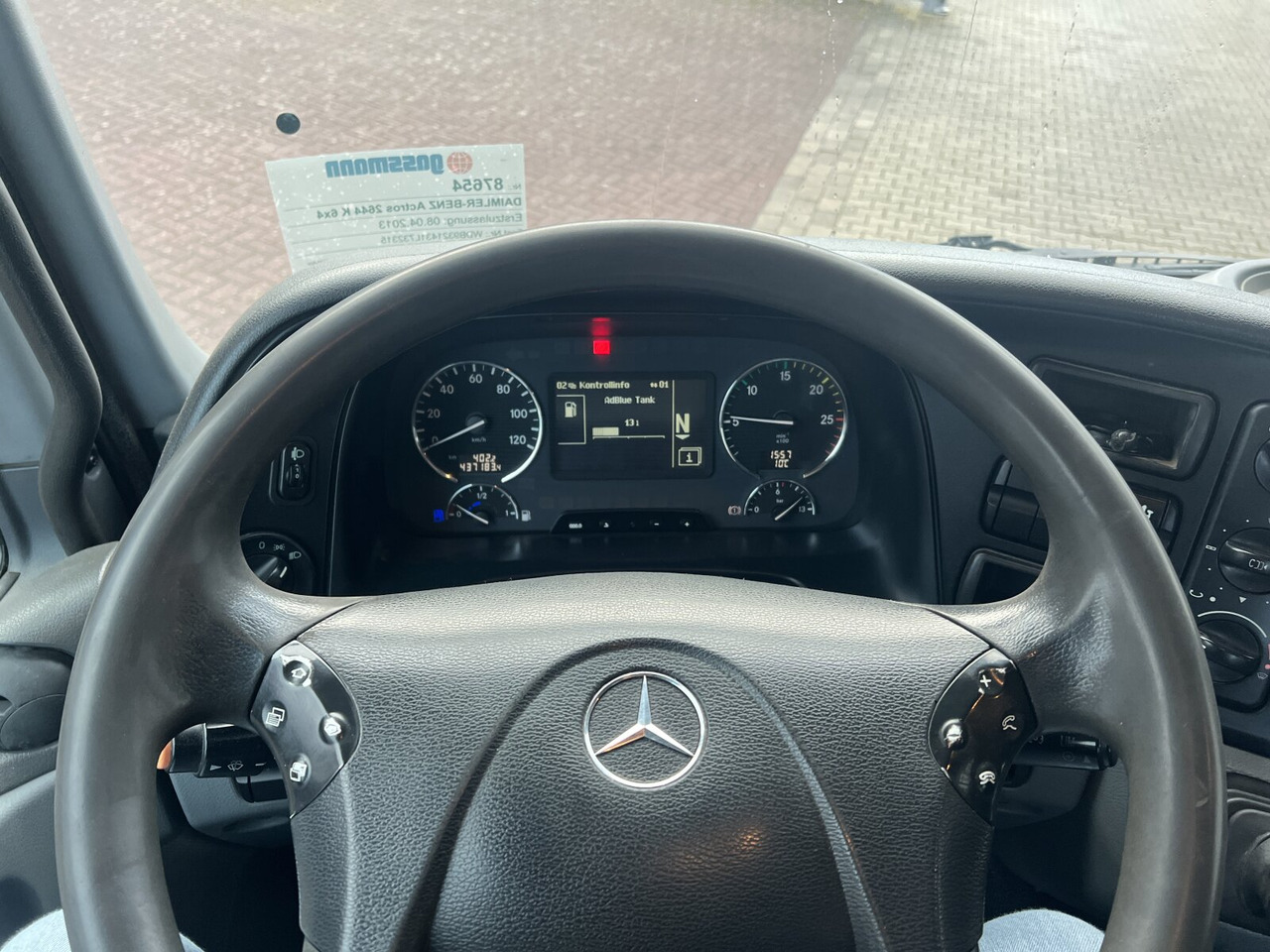 Cab chassis truck Mercedes-Benz Actros 2644/48 K 6x4 Actros 2644/48 K 6x4, Manual Gearbox, Full Steel: picture 6