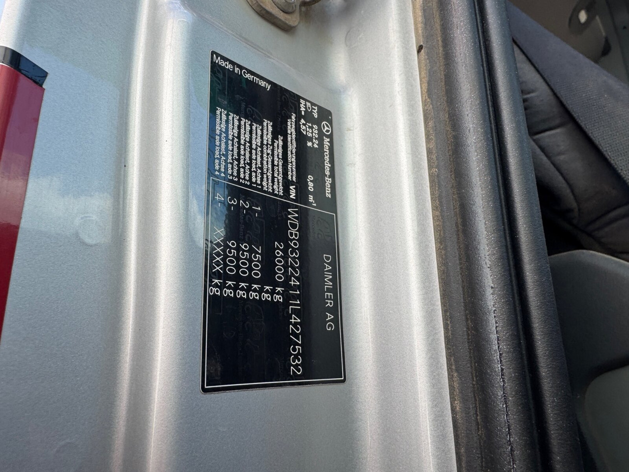 Cab chassis truck Mercedes-Benz Actros 2648 LK 6x4 Actros 2648 LK 6x4, Retarder, Bi-Xenon: picture 6 Cab chassis truck Mercedes-Benz Actros 2648 LK 6x4 Actros 2648 LK 6x4, Retarder, Bi-Xenon: picture 6