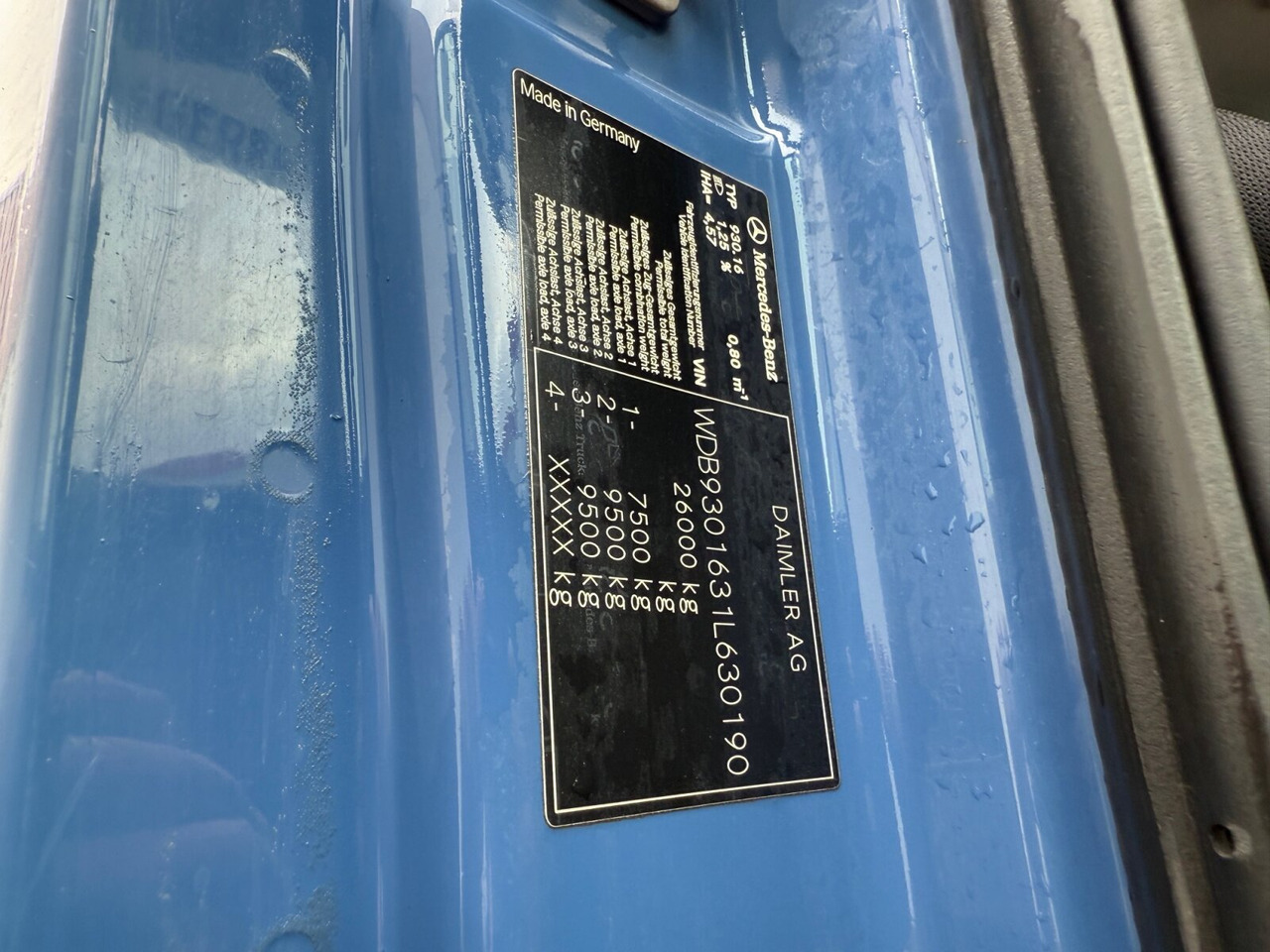 Mercedes-Benz Actros 3346 6x4 Actros 3346 6x4, Retarder, Only Chassis! - Cab chassis truck: picture 5 Mercedes-Benz Actros 3346 6x4 Actros 3346 6x4, Retarder, Only Chassis! - Cab chassis truck: picture 5