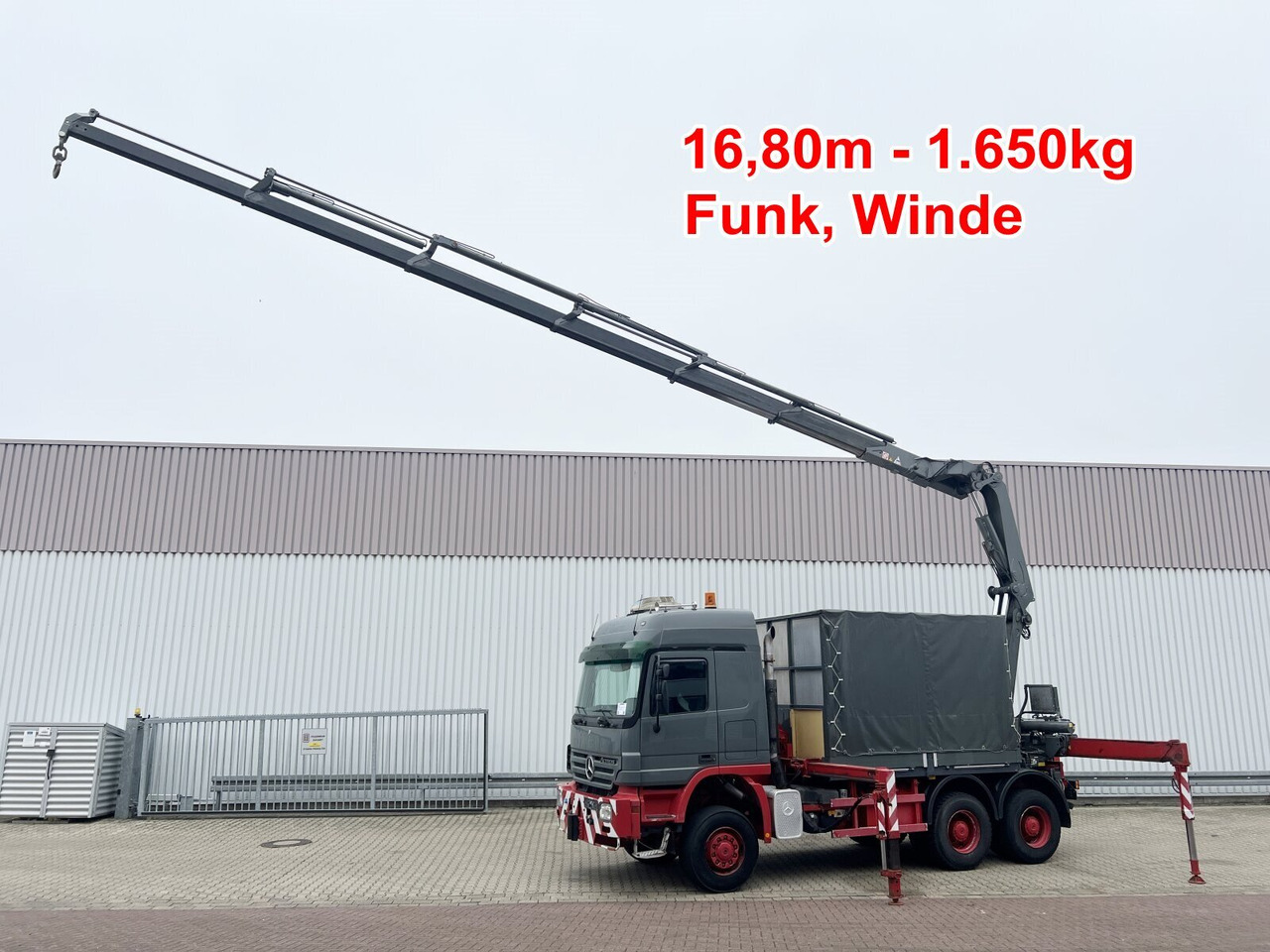 Mercedes-Benz Actros 3346 AK 6x6 Actros 3346 AK 6x6, 134t Anhängelast WSK, Heckkran Fassi F420AXP.26, Funk, Winde - Crane truck: picture 1 Mercedes-Benz Actros 3346 AK 6x6 Actros 3346 AK 6x6, 134t Anhängelast WSK, Heckkran Fassi F420AXP.26, Funk, Winde - Crane truck: picture 1