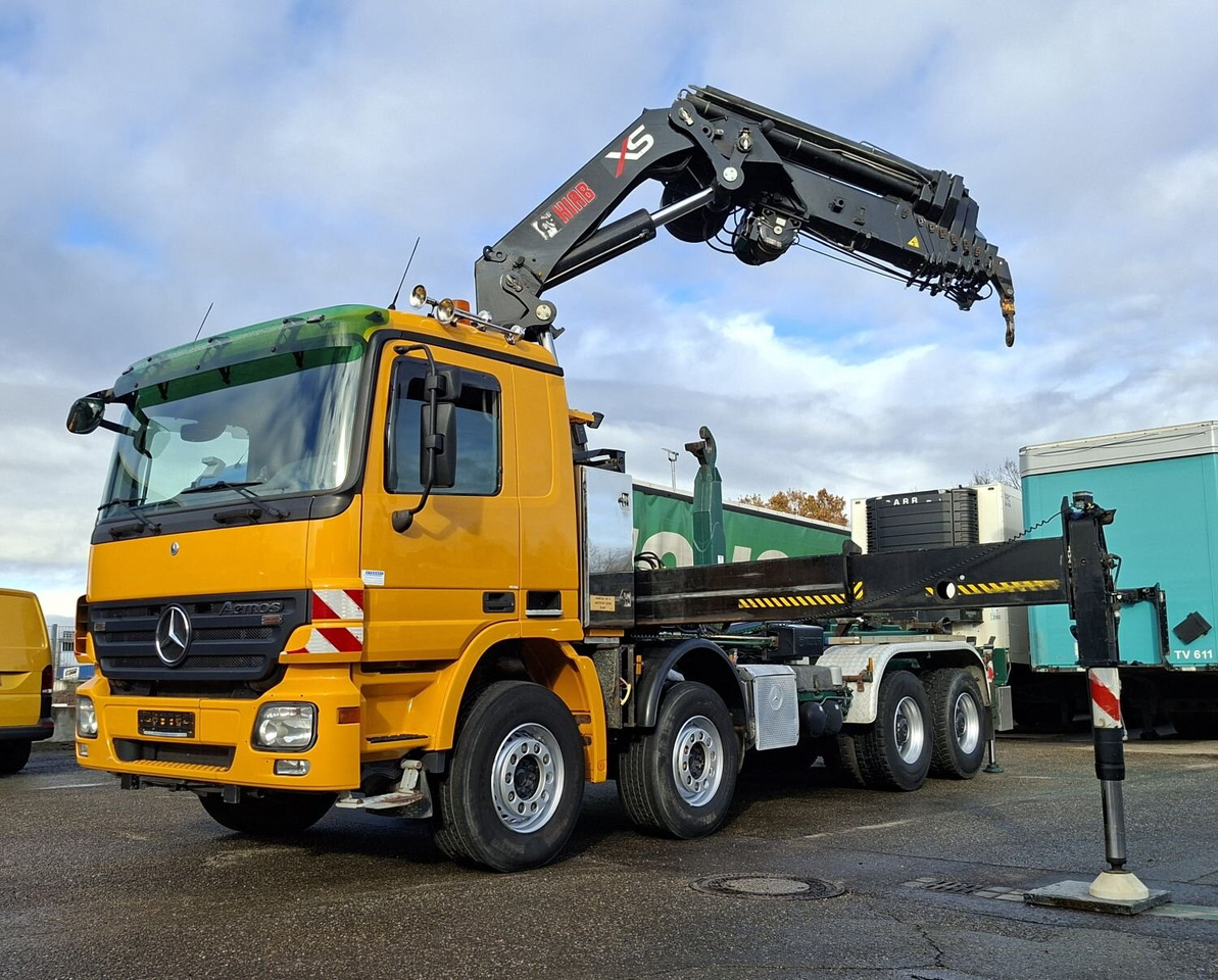 Mercedes-Benz Actros 4146 K 8x4/4 Actros 4146 K 8x4/4, Retarder, Kran Hiab XS 477 E-7 HiPro, Seilwinde, 2x Funk - Hook lift truck, Crane truck: picture 1 Mercedes-Benz Actros 4146 K 8x4/4 Actros 4146 K 8x4/4, Retarder, Kran Hiab XS 477 E-7 HiPro, Seilwinde, 2x Funk - Hook lift truck, Crane truck: picture 1
