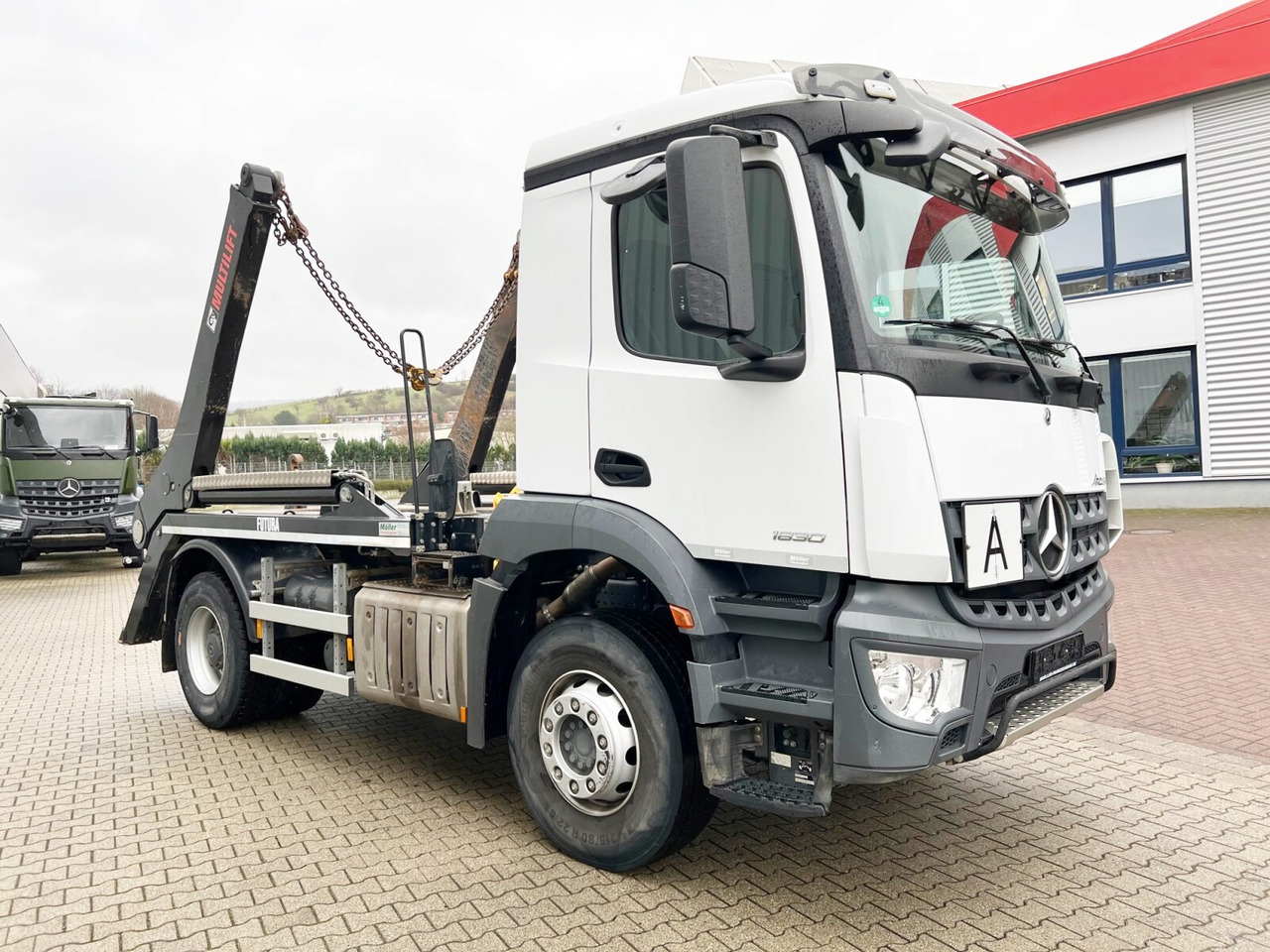 Skip loader truck Mercedes-Benz Arocs 1830 K 4x2 Arocs 1830 K 4x2, Funk: picture 9