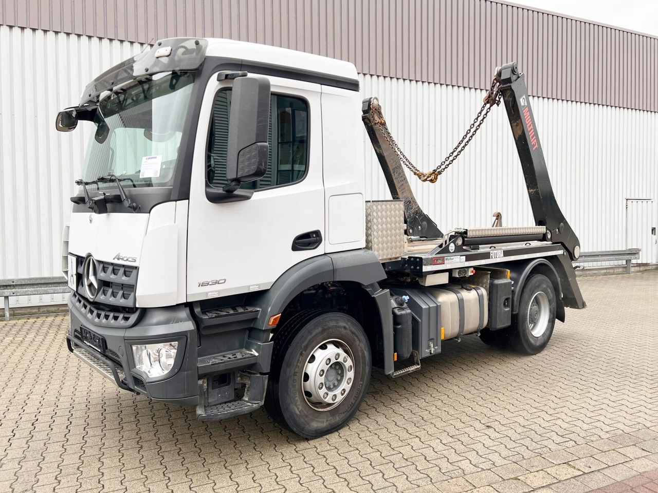 Skip loader truck Mercedes-Benz Arocs 1830 K 4x2 Arocs 1830 K 4x2, Funk: picture 7