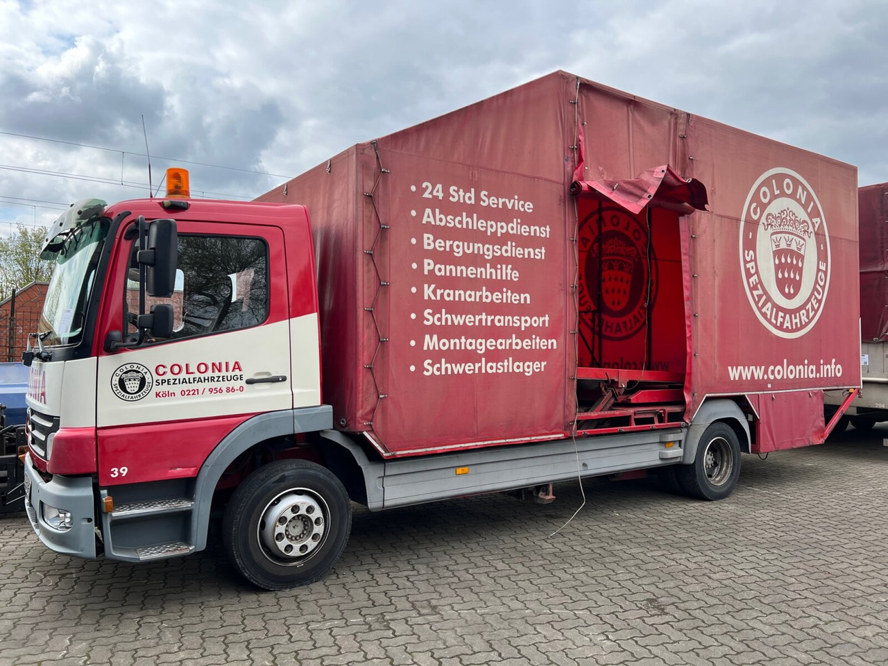 Mercedes-Benz Atego 1223 L 4x2 Atego 1223 L 4x2, Kompl. Zug, Lift- & Schiebeplateau, Funk on lease Mercedes-Benz Atego 1223 L 4x2 Atego 1223 L 4x2, Kompl. Zug, Lift- & Schiebeplateau, Funk: picture 7