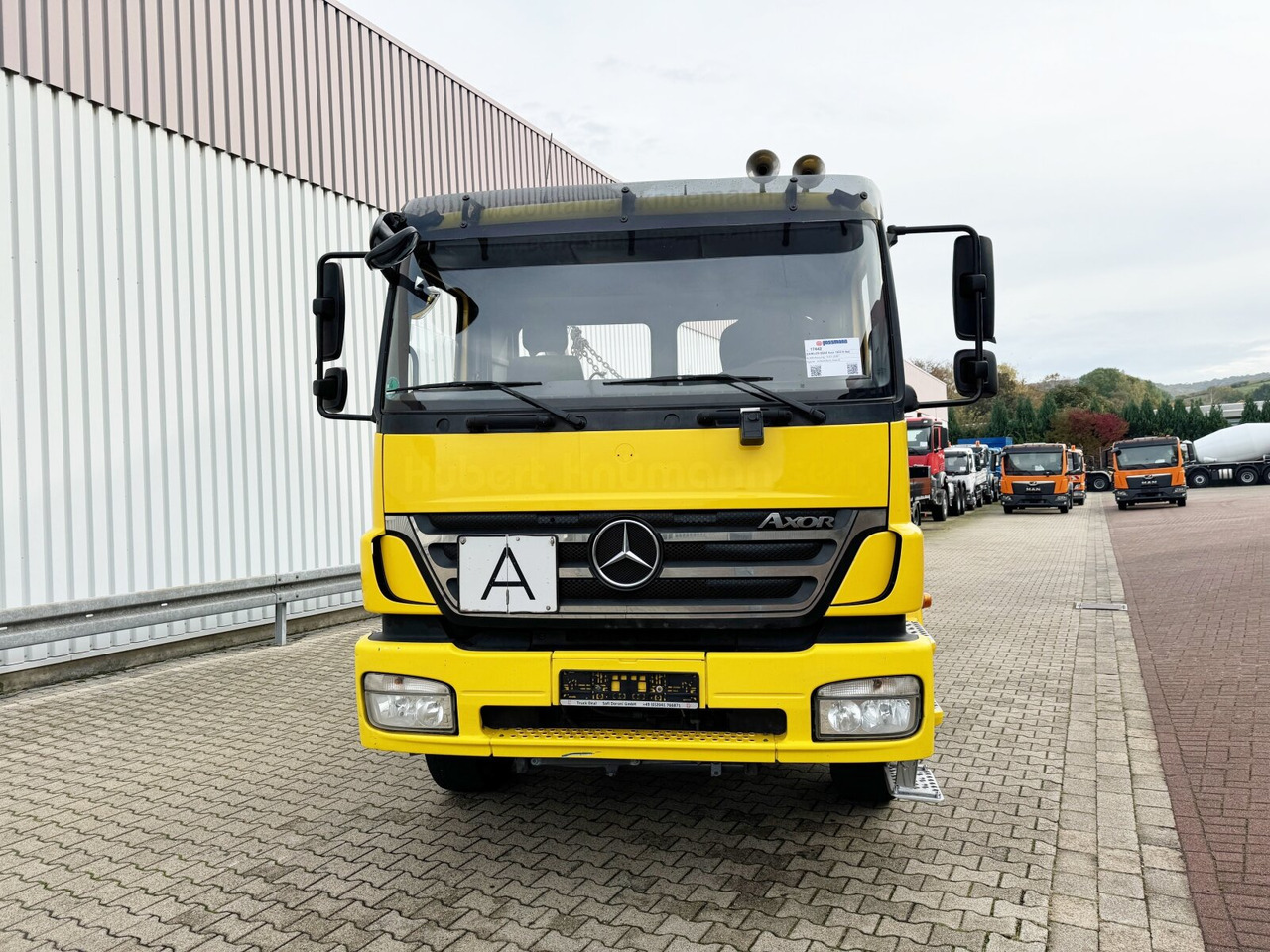 Skip loader truck Mercedes-Benz Axor 1833 K 4x2 Axor 1833 K 4x2, Gergen TAK 20 Tele-Absetzer: picture 7