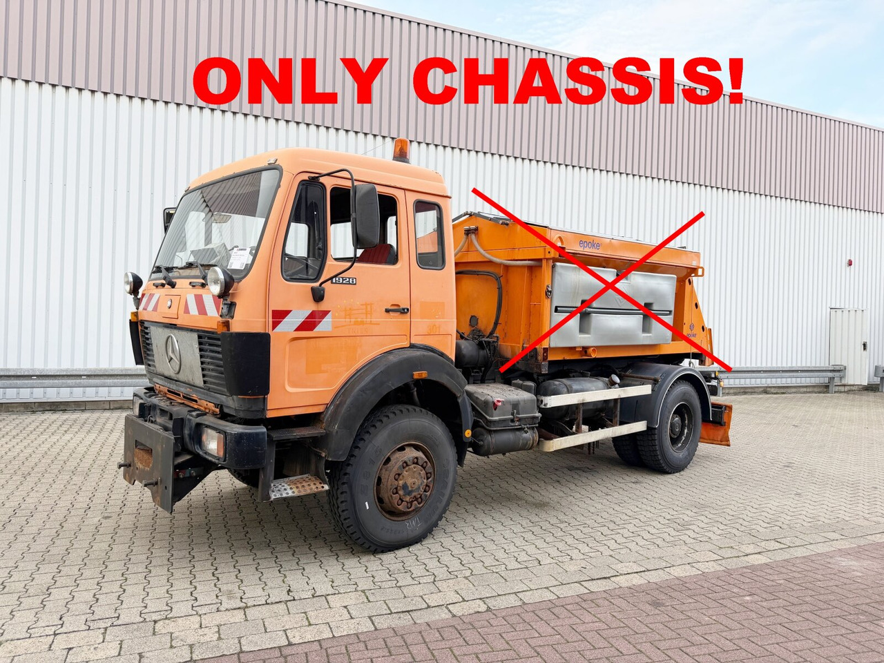Mercedes-Benz NG 1928 A 4x4 NG 1928 A 4x4, V8-Motor, Winterdienstaustattung - Cab chassis truck: picture 1 Mercedes-Benz NG 1928 A 4x4 NG 1928 A 4x4, V8-Motor, Winterdienstaustattung - Cab chassis truck: picture 1