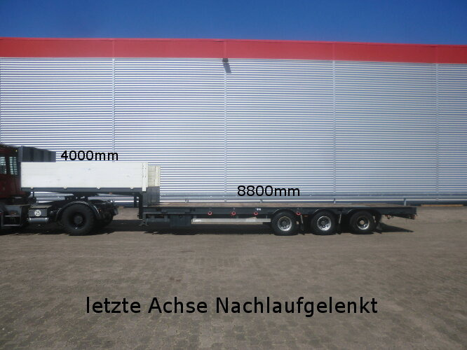 Schwarzmüller STP 3/ZV-N STP 3/ZV-N, 3-Achse nachlaufgelenkt, mit 6x Twist Lock - Low loader semi-trailer: picture 2 Schwarzmüller STP 3/ZV-N STP 3/ZV-N, 3-Achse nachlaufgelenkt, mit 6x Twist Lock - Low loader semi-trailer: picture 2