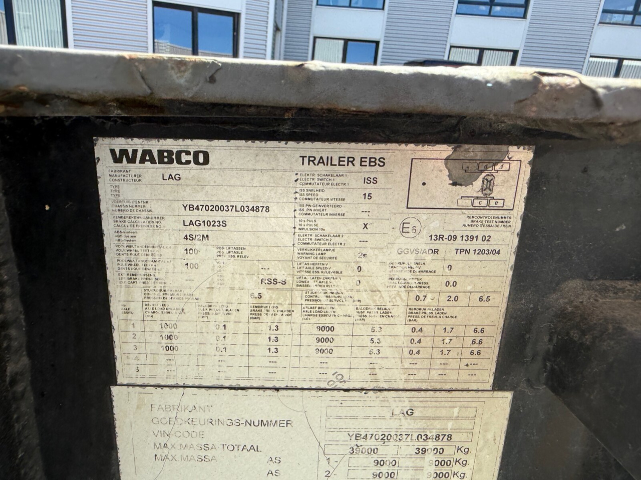 Lag 0-3-39 CD Containerchassis 0-3-39 CD Containerchassis, 20ft und 30ft, ADR - Semi-trailer: picture 2 Lag 0-3-39 CD Containerchassis 0-3-39 CD Containerchassis, 20ft und 30ft, ADR - Semi-trailer: picture 2