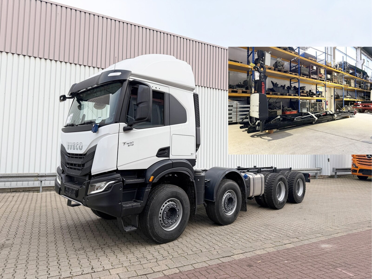 T-Way AT410T51/58 8x4 T-Way AT410T51/58 8x4, Retarder, 4x VORHANDEN! - Hook lift truck: picture 1 T-Way AT410T51/58 8x4 T-Way AT410T51/58 8x4, Retarder, 4x VORHANDEN! - Hook lift truck: picture 1