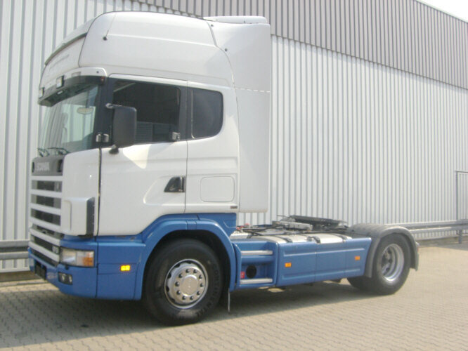 Scania 124 R 470 4x2 124R470 4x2, Kipphydraulik, 6 Zylinder - Tractor unit: picture 1 Scania 124 R 470 4x2 124R470 4x2, Kipphydraulik, 6 Zylinder - Tractor unit: picture 1