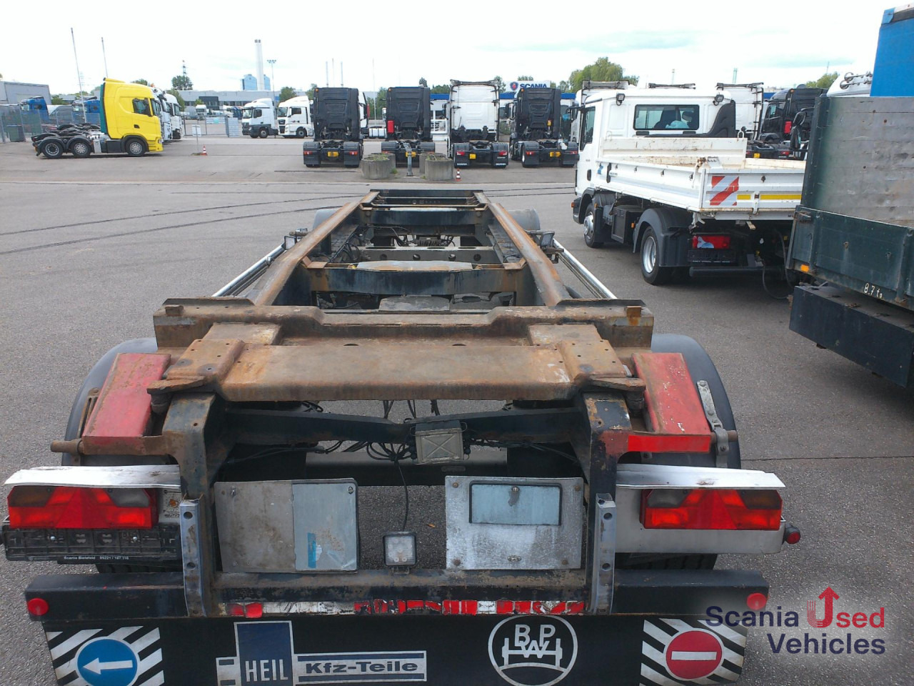 Roll-off/ Skip trailer HUEFFERMANN HSA 1870LS f. Abrollbehälter Top !!!: picture 12