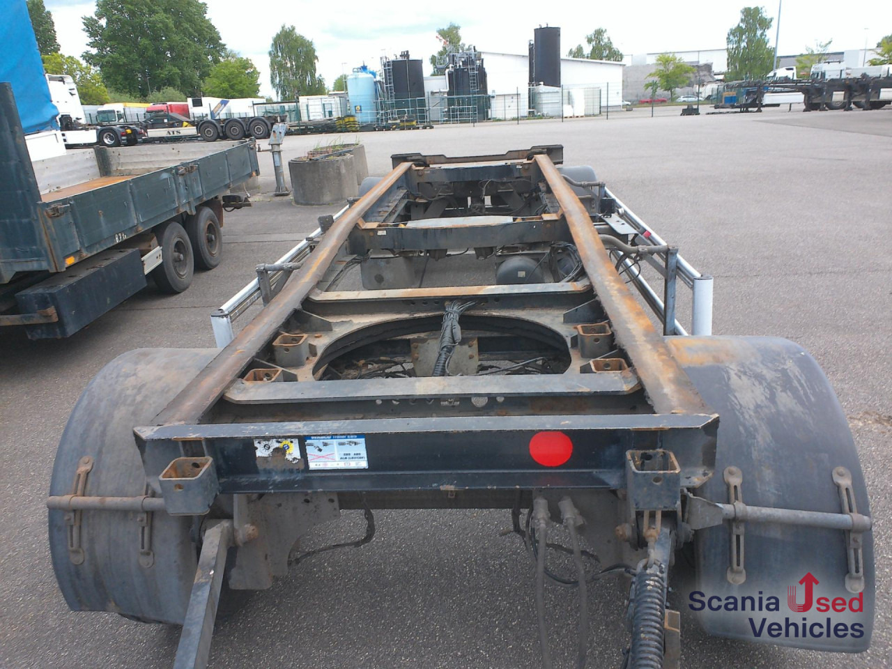 Roll-off/ Skip trailer HUEFFERMANN HSA 1870LS f. Abrollbehälter Top !!!: picture 13