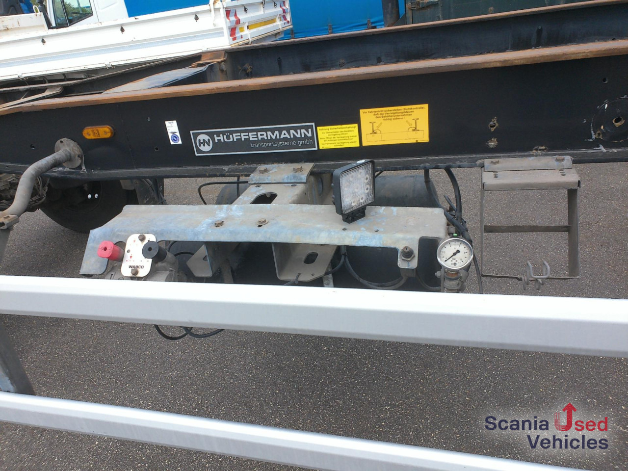 Roll-off/ Skip trailer HUEFFERMANN HSA 1870LS f. Abrollbehälter Top !!!: picture 14