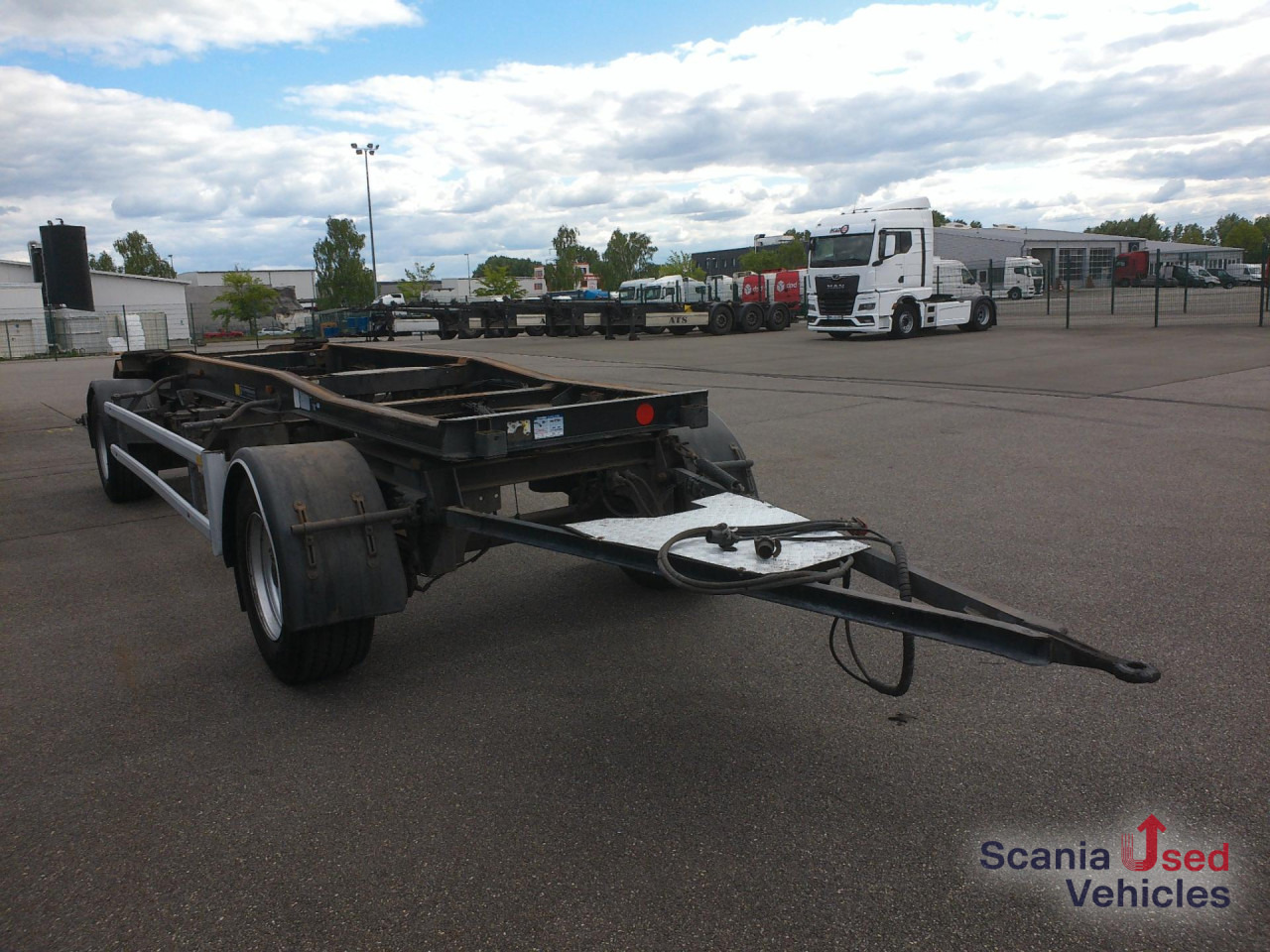 Roll-off/ Skip trailer HUEFFERMANN HSA 1870LS f. Abrollbehälter Top !!!: picture 8