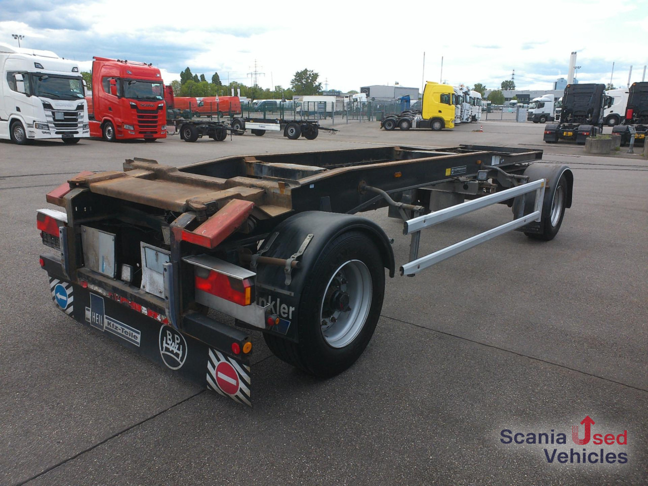 Roll-off/ Skip trailer HUEFFERMANN HSA 1870LS f. Abrollbehälter Top !!!: picture 11