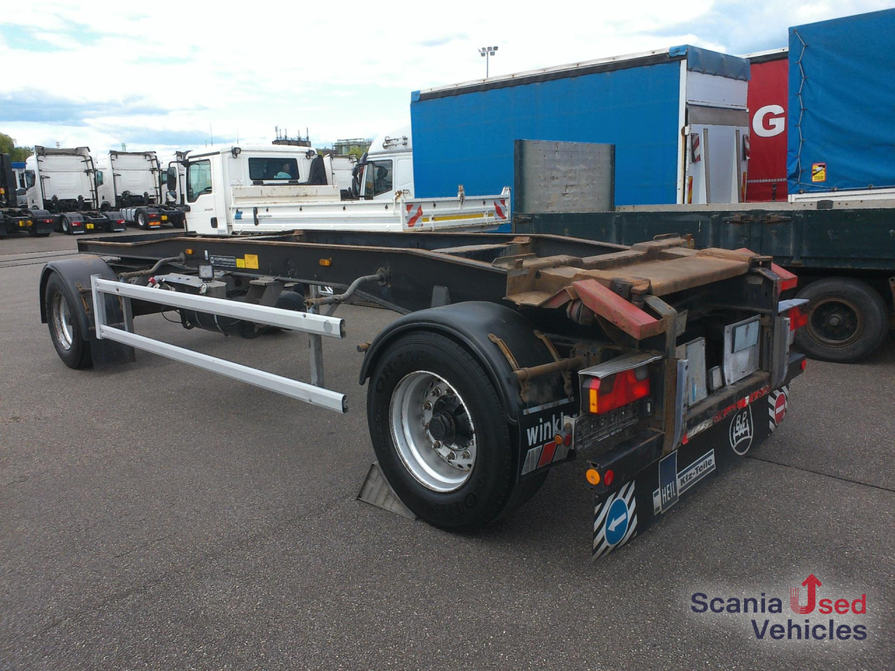 Roll-off/ Skip trailer HUEFFERMANN HSA 1870LS f. Abrollbehälter Top !!!: picture 10