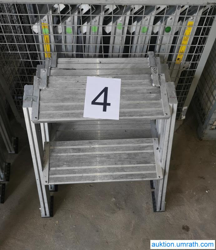Workshop equipment Posten Konvolut Zarges Plattform Laufsteg Bühne Überstieg Gehsteig Sockel Treppen Aluminium hochwertig: picture 10