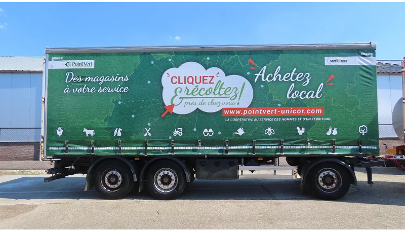 Lecitrailer 27000 kg!   Liftaxel, 3 axel BPW, Edscha - Curtainsider trailer: picture 1 Lecitrailer 27000 kg!   Liftaxel, 3 axel BPW, Edscha - Curtainsider trailer: picture 1