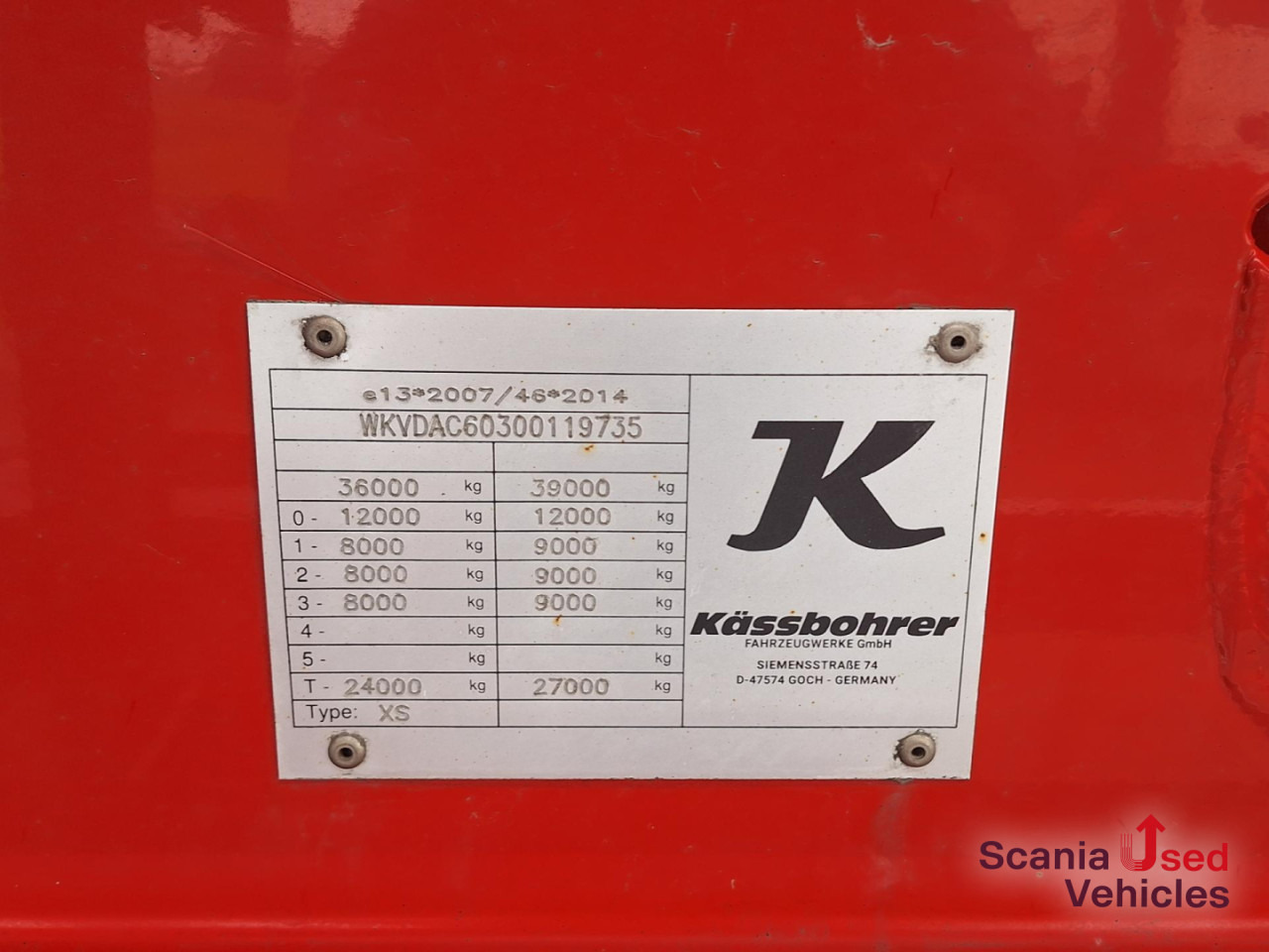 KAESSBOHRER Kippsilo SSK 40 XS Neuwertig !! - Silo semi-trailer: picture 3 KAESSBOHRER Kippsilo SSK 40 XS Neuwertig !! - Silo semi-trailer: picture 3