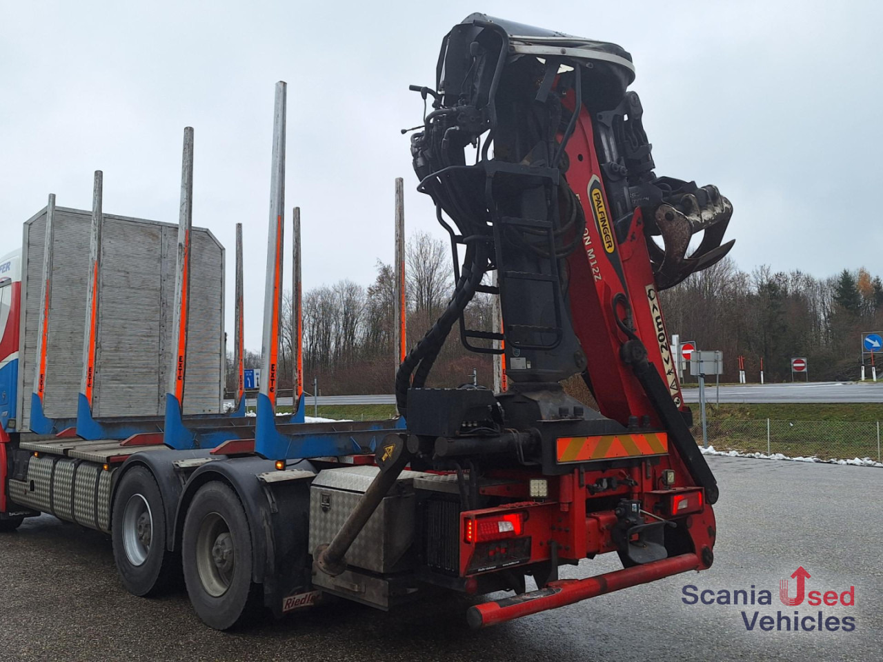 SCANIA R 580 B6x4NB+Epsilon M12 Z - Timber truck, Crane truck: picture 2 SCANIA R 580 B6x4NB+Epsilon M12 Z - Timber truck, Crane truck: picture 2