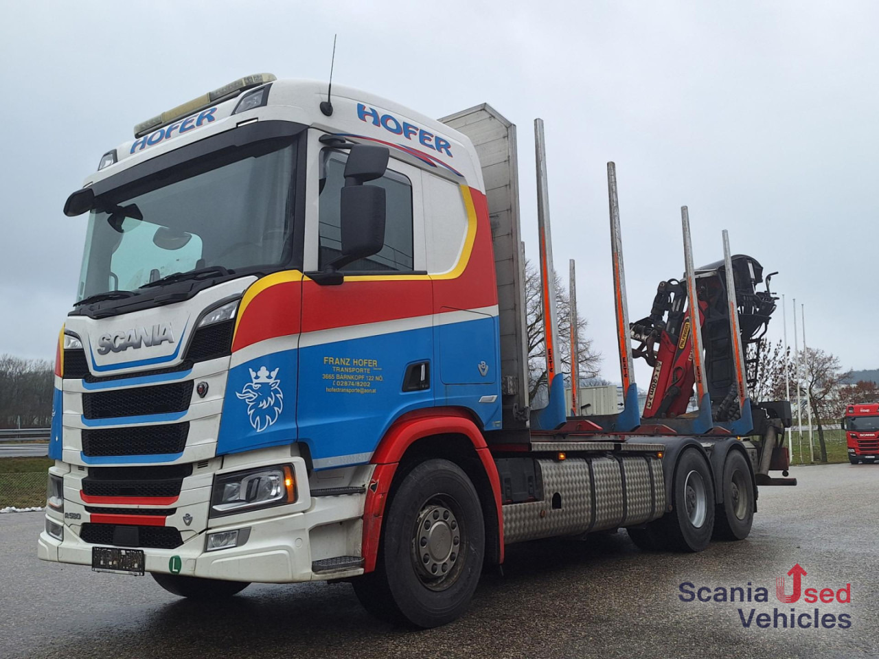 SCANIA R 580 B6x4NB+Epsilon M12 Z - Timber truck, Crane truck: picture 1 SCANIA R 580 B6x4NB+Epsilon M12 Z - Timber truck, Crane truck: picture 1