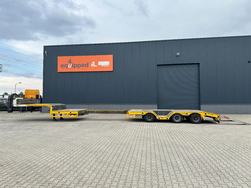 Low loader semi-trailer Broshuis E-2190/27 lowloader, wheel well, 4,1m extendable, steering axle: picture 1