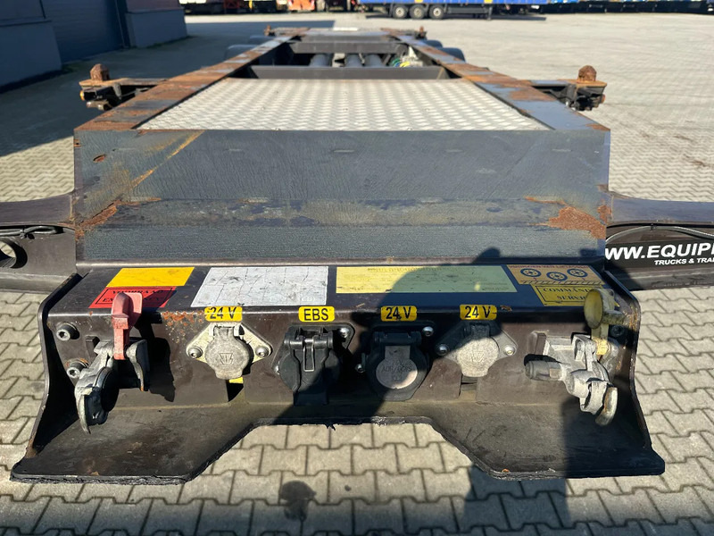 Container transporter/ Swap body semi-trailer Burg 20FT / 20FT SWAP ADR, 3.690kg, SAF INTRADISC, 2 liftassen, APK/ADR: 9/2025: picture 14
