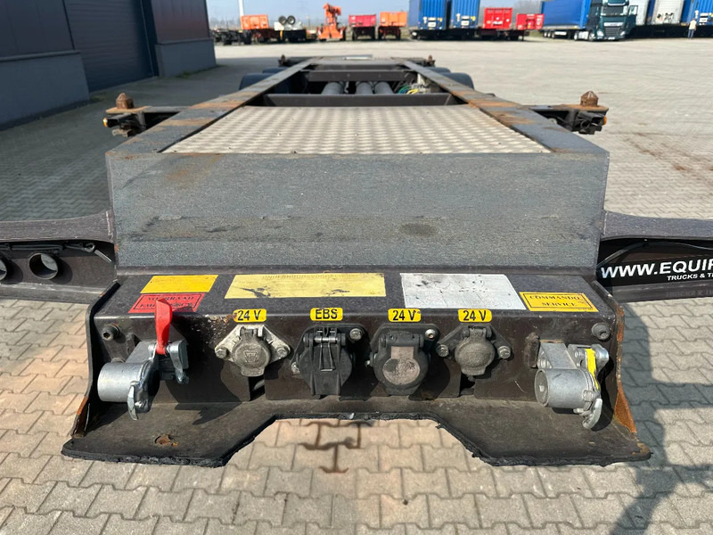 Container transporter/ Swap body semi-trailer Burg 20FT ADR (EX/II, EX/III, FL, AT) Chassis, Leergewicht : 3.690kg, SAF INTRADISC, 2x Liftachse, NL-Chassis: picture 6