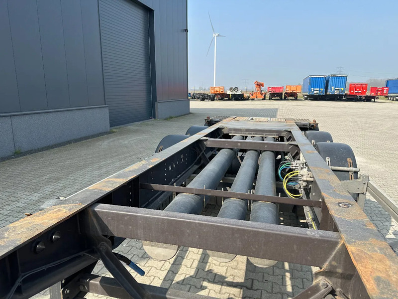 Container transporter/ Swap body semi-trailer Burg 20FT ADR (EX/II, EX/III, FL, AT) Chassis, Leergewicht : 3.690kg, SAF INTRADISC, 2x Liftachse, NL-Chassis: picture 11