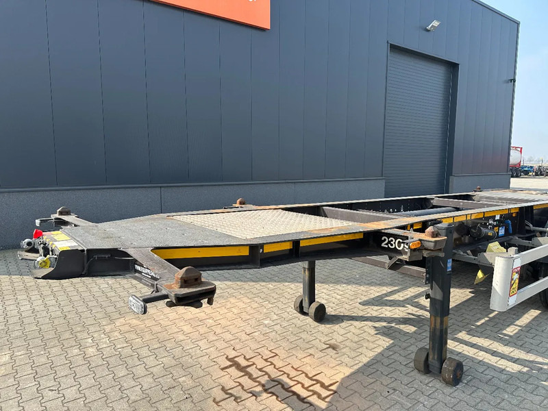 Container transporter/ Swap body semi-trailer Burg 20FT ADR (EX/II, EX/III, FL, AT) Chassis, Leergewicht : 3.690kg, SAF INTRADISC, 2x Liftachse, NL-Chassis: picture 8
