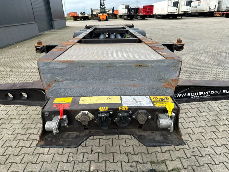 Container transporter/ Swap body semi-trailer Burg 25X 20FT ADR (EX/II, EX/III, FL, AT) Chassis, Empty weight : 3.690kg, SAF INTRADISC, 2x Liftaxle, NL-chassis: picture 7