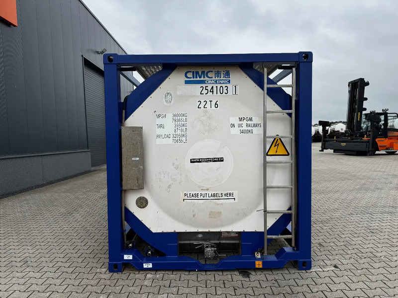 CIMC 20FT ISO, 25.050L / 1-COMP / 3 BAFFELS / T11 / 4 manholes / ADR valid until 04/2027 - Storage tank: picture 5 CIMC 20FT ISO, 25.050L / 1-COMP / 3 BAFFELS / T11 / 4 manholes / ADR valid until 04/2027 - Storage tank: picture 5