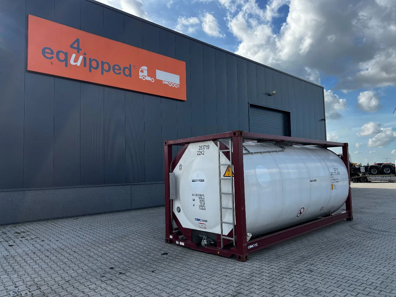 CIMC UNUSED, BOTH FOOD STUFF/CHEMICAL USE, 20FT ISO, 25.000L, L4BN, UN Portable, T11, test: 12-2026 - Storage tank: picture 1 CIMC UNUSED, BOTH FOOD STUFF/CHEMICAL USE, 20FT ISO, 25.000L, L4BN, UN Portable, T11, test: 12-2026 - Storage tank: picture 1