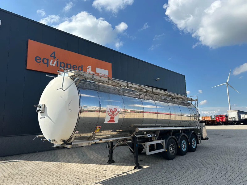 Feldbinder LEBENSMITTEL / LEVENSMIDDELEN FOOD / 33.500L / 3-COMP / PUMPE / NL-trailer / APK: 09-2026 - Tank semi-trailer: picture 1 Feldbinder LEBENSMITTEL / LEVENSMIDDELEN FOOD / 33.500L / 3-COMP / PUMPE / NL-trailer / APK: 09-2026 - Tank semi-trailer: picture 1
