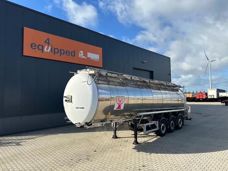 Feldbinder LEBENSMITTEL / LEVENSMIDDELEN FOOD / 33.500L / 3-COMP / PUMPE / NL-trailer / APK: 10-2026 - Tank semi-trailer: picture 1 Feldbinder LEBENSMITTEL / LEVENSMIDDELEN FOOD / 33.500L / 3-COMP / PUMPE / NL-trailer / APK: 10-2026 - Tank semi-trailer: picture 1