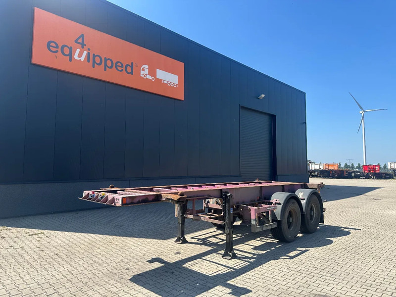 Flandria SPRING / BLATT / LAMES / BLAD, 20FT - Container transporter/ Swap body semi-trailer: picture 1 Flandria SPRING / BLATT / LAMES / BLAD, 20FT - Container transporter/ Swap body semi-trailer: picture 1