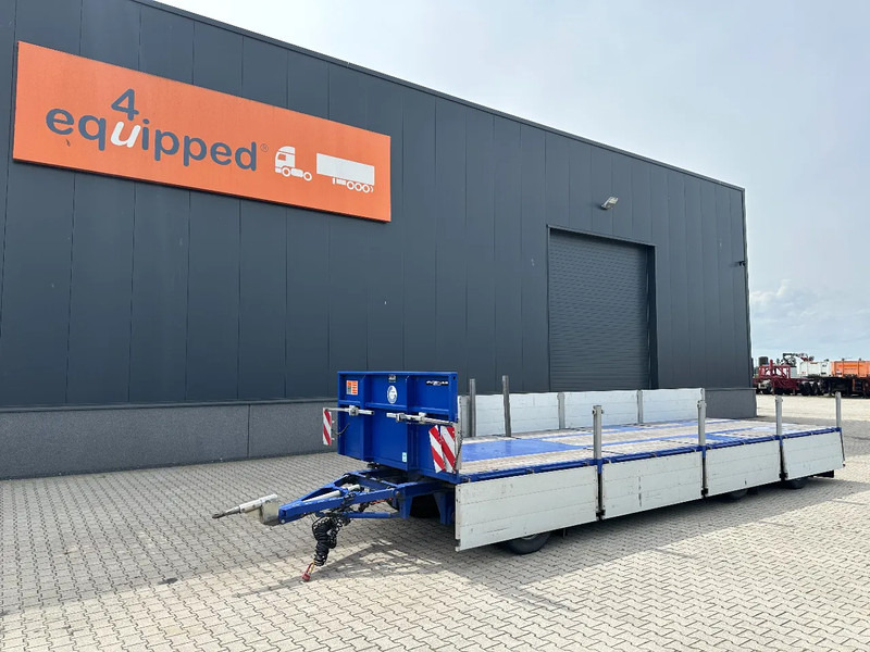 Floor zeer mooie AXD.330 3-assige aanhanger met alu zijborden, rongpotten, liftas, geschoopeerd, NL-aanhanger - Dropside/ Flatbed trailer: picture 2 Floor zeer mooie AXD.330 3-assige aanhanger met alu zijborden, rongpotten, liftas, geschoopeerd, NL-aanhanger - Dropside/ Flatbed trailer: picture 2