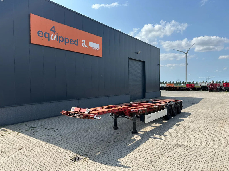 Krone 45FT HC, SAF + disc, extendable front+ rear+ bumper, NL-chassis - Container transporter/ Swap body semi-trailer: picture 2 Krone 45FT HC, SAF + disc, extendable front+ rear+ bumper, NL-chassis - Container transporter/ Swap body semi-trailer: picture 2