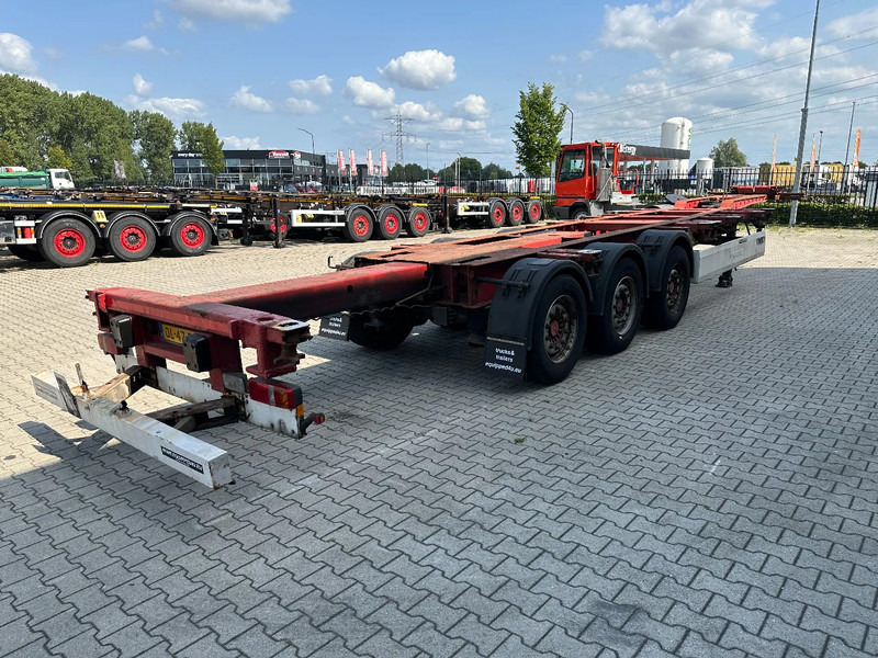 Krone 45FT HC, SAF + disc, extendable front+ rear+ bumper, NL-chassis - Container transporter/ Swap body semi-trailer: picture 5 Krone 45FT HC, SAF + disc, extendable front+ rear+ bumper, NL-chassis - Container transporter/ Swap body semi-trailer: picture 5